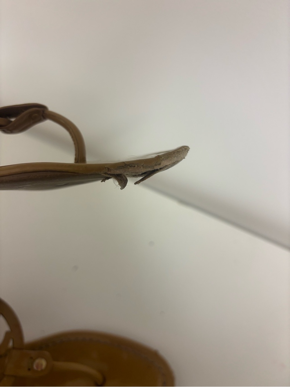 Tory Burch Logo Thong Sandals in Cognac - 9.5 - Picture 7 of 7